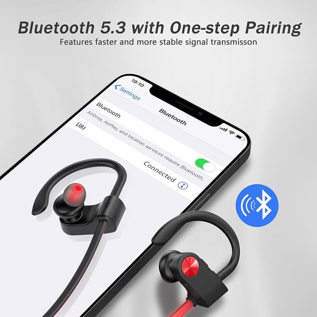 Thumbnail 6 de Bluetooth Headphones 15‑Hour Wireless Earbuds