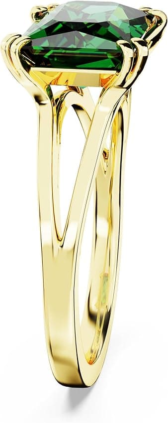 Detalle de Swarovski Stilla anillo verde Talla rectangular