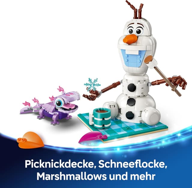 Detalle de LEGO Disney 43287 Picknickspaß mit Olaf und Bruni