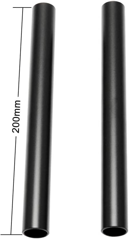 Detalle 2 de NICEYRIG Standard 15mm Aluminium Alloy Rods (M12, 20cm) for 15mm Rod Rail System