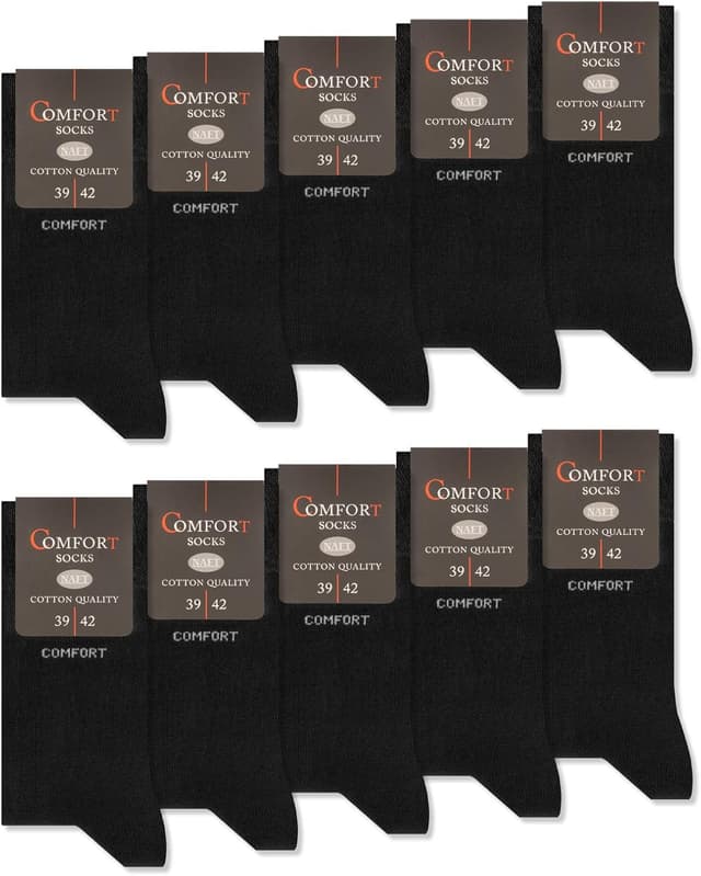 Imagen de Comfort Socken Ohne Gummi Naht 10 Paar en OfertitasTOP