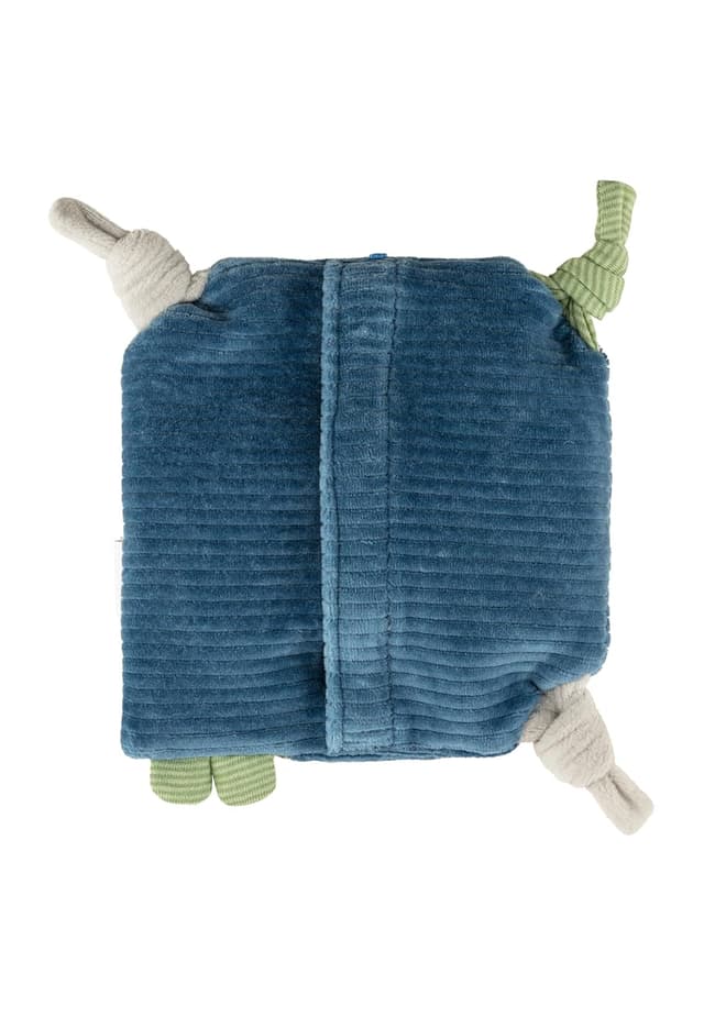 Detalle 2 de Sterntaler Wärmekissen Dino Rexi – Haferkissen als wohltuende Wärme für Baby und Kinder (mittelblau)
