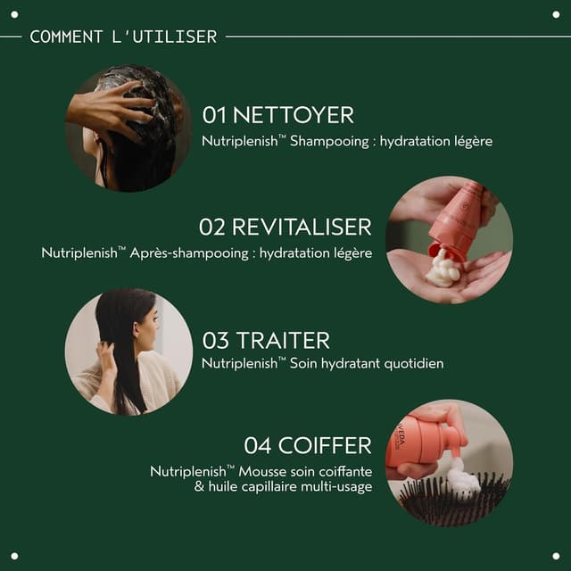 Detalle 2 de Aveda Nutriplenish Masque traitant Hydratation légère – Masque revitalisant cheveux fins à moyens (150 ml)