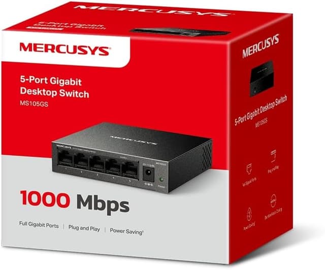Thumbnail 5 de MERCUSYS MS105GS Switch Ethernet 5 porte 🖧