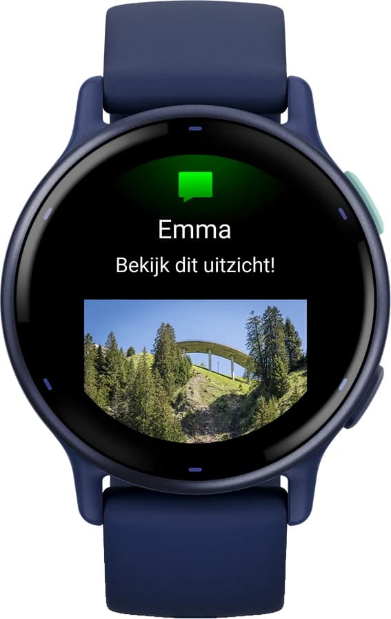 Detalle 2 de Garmin vivoactive 5 in Blau – Smartwatch mit 42-mm-Display, Garmin Pay und Trainings-Insights