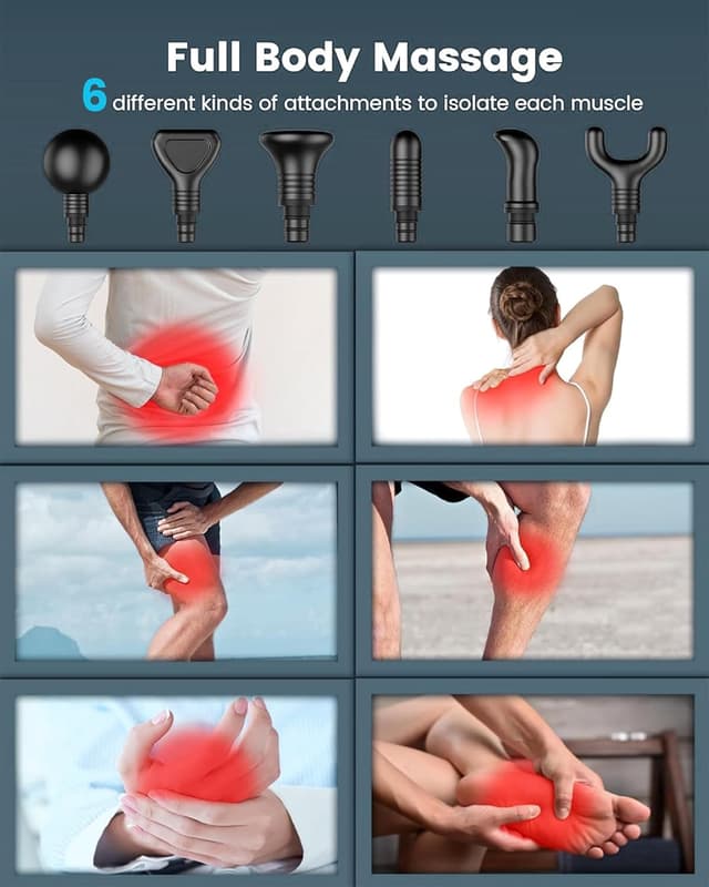 Thumbnail 4 de AYURA Massage Gun 30-speed deep tissue percussion