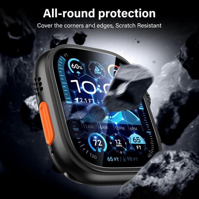 Detalle de UniqueMe Apple Watch Ultra 49mm screen protector