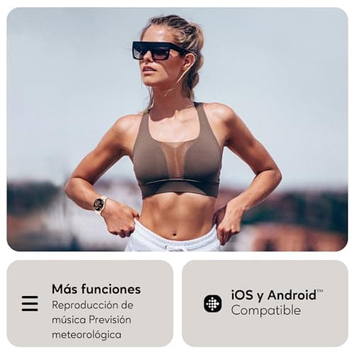 Thumbnail 6 de AcclaFit AcclaFit Reloj Inteligente para Hombre y Mujer con llamadas Bluetooth y pantalla redonda de 1,38”