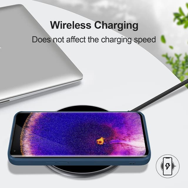 Thumbnail 6 de GiiYoon Silky-soft liquid silicone case for OPPO Find X5 Pro (blue)