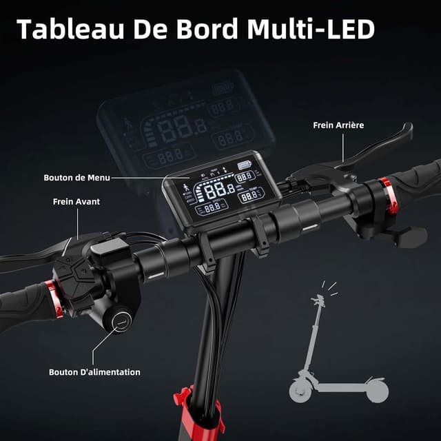 Thumbnail 4 de iScooter ix4 Trottinette Électrique Adulte 150 kg