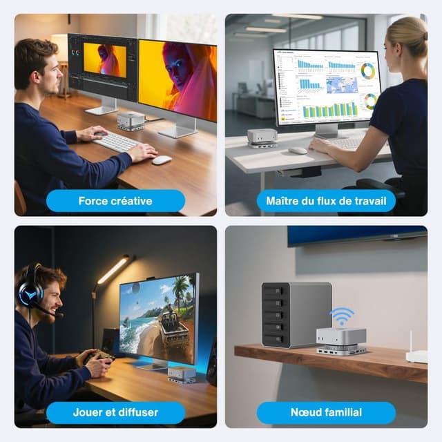 Detalle 2 de IVANKY Dock Mac Mini M4 13-en-1