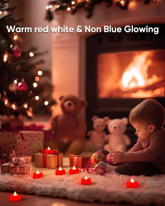 Thumbnail 6 de wisdom line Candele LED elettriche 8 pezzi rosse