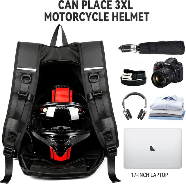 Detalle 2 de HYC00 Motorcycle Backpack 20L
