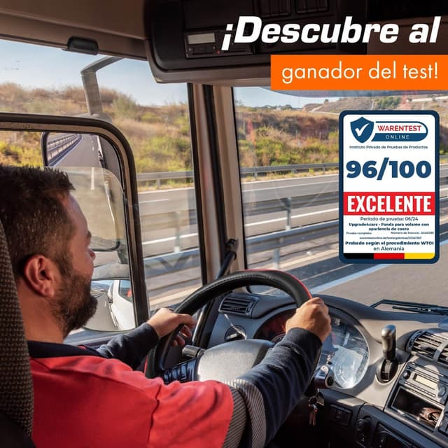 Thumbnail 4 de Upgrade4cars Funda Volante Camión 44-46 cm 🚚