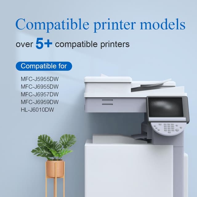 Detalle de Pack 4 cartouches Skydo LC427 compatibles pour Brother LC-427 (1 Noir, 1 Cyan, 1 Magenta, 1 Jaune) – pour MFC et HL