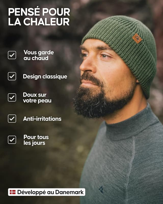 Thumbnail 2 de DANISH ENDURANCE bonnet mérinos 55–61 cm