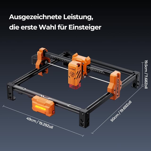 Thumbnail 5 de ACMER S2 7W Laser Cutter 300×300 mm Gravurmaschine