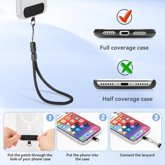 Thumbnail 4 de COCASES Phone Lanyard Crossbody 2 Pack