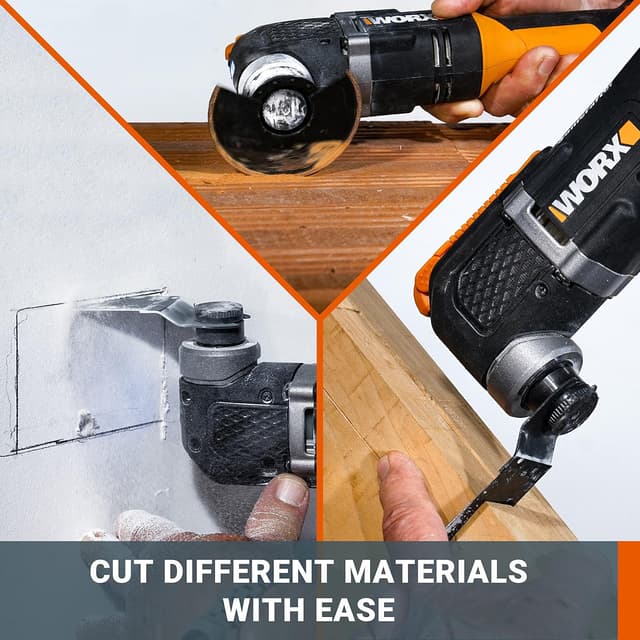 Detalle de WORX WX696.9 Sonicrafter cordless oscillating multi-tool (18V/20V Max) with variable speed