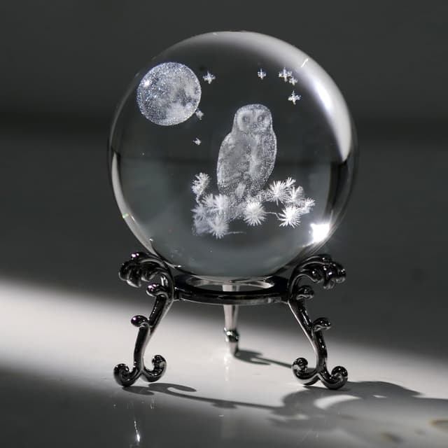 Imagen de 3D Owl Crystal Ball Gift for Women en OfertitasTOP