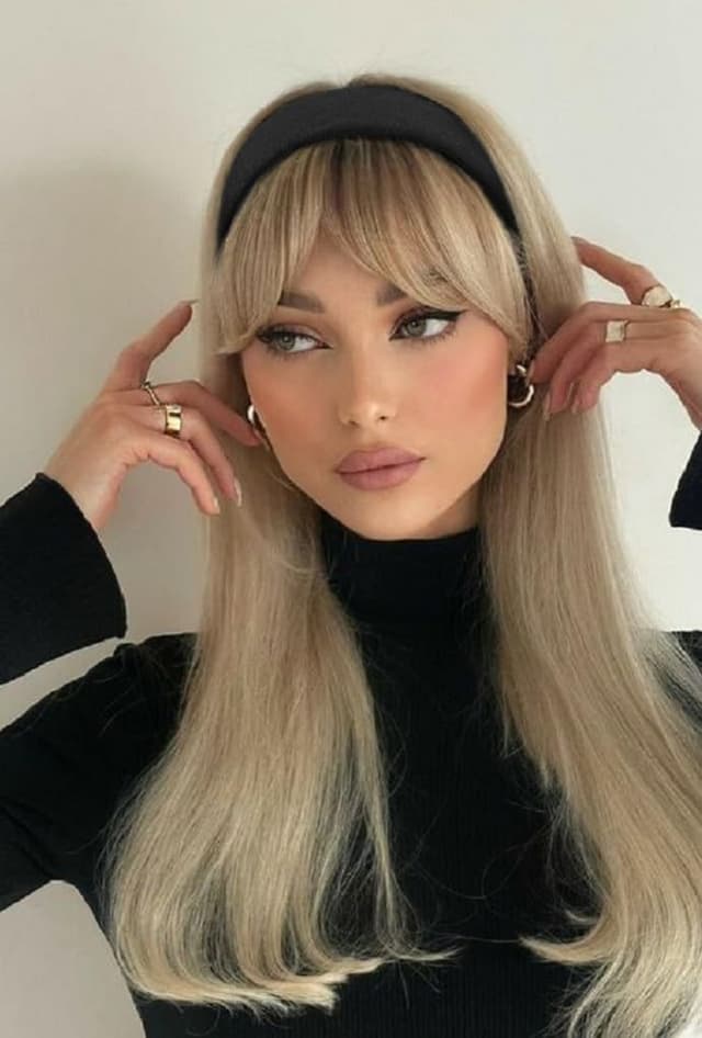 Thumbnail 3 de Huachi Headbands 1 inch Wide Non Slip Headband for Women 🎀