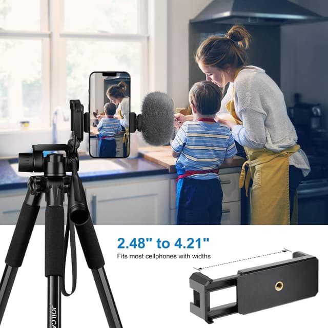 Detalle 2 de JOILCAN Aluminium Camera Tripod 65 inch