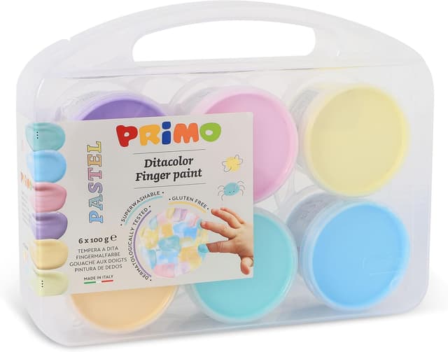 Detalle de PRIMO Valigetta Colori Bambini +2 Anni 100 g 6 Pastelli