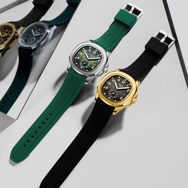 Detalle 2 de NIBOSI Orologi da uomo analogici al quarzo impermeabili con data