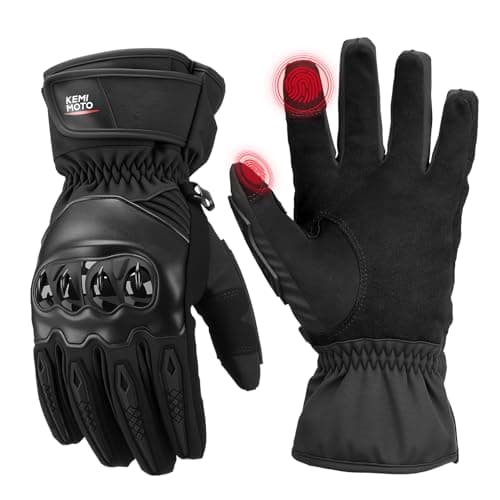 Thumbnail 7 de KEMIMOTO Guanti moto invernali antivento con touchscreen