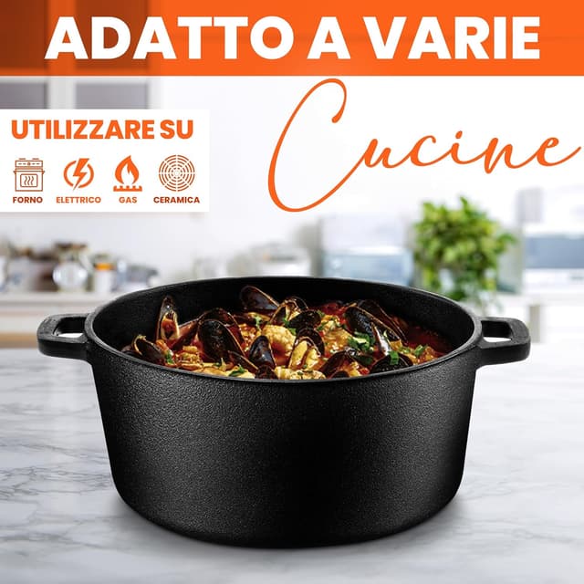 Thumbnail 4 de Forno olandese in ghisa Kichly 4,7 L