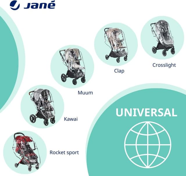 Detalle 2 de Jane Habillage pluie pour poussette universel