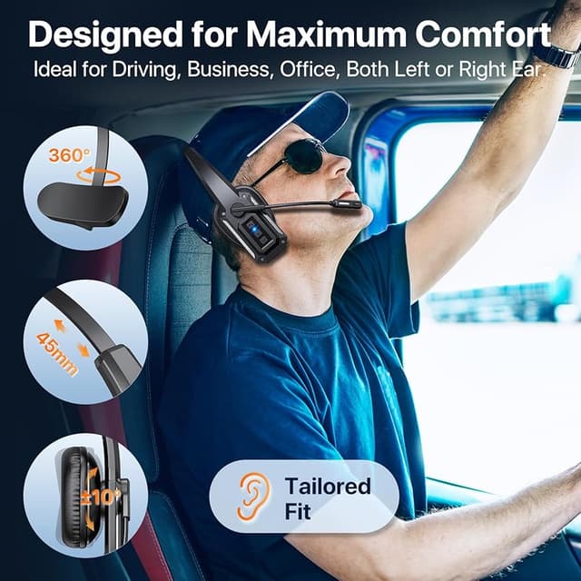 Thumbnail 5 de CPTEA Trucker Bluetooth Headset 60Hrs