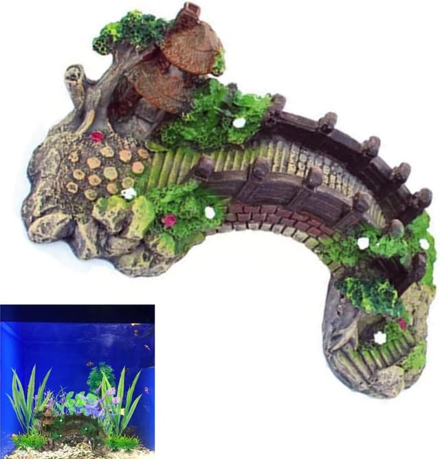 Imagen de LiJuanWang Aquarium Deko Brücke 1 Stück 🎍 en OfertitasTOP