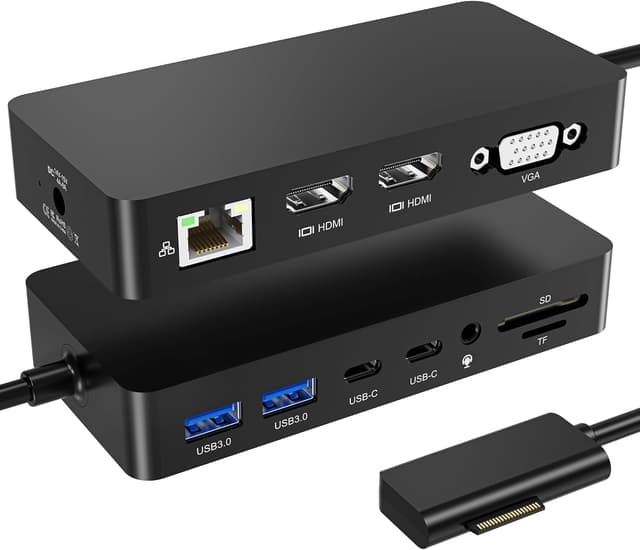 Detalle de Surface Dock 12-in-1 Triple Display Dock