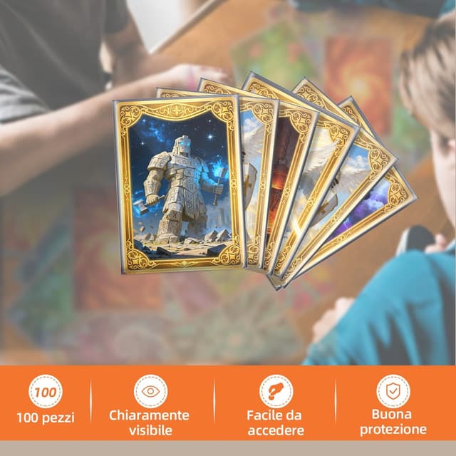 Thumbnail 1 de Mcbazel 100 Pezzi Custodie 66×91 mm 🃏