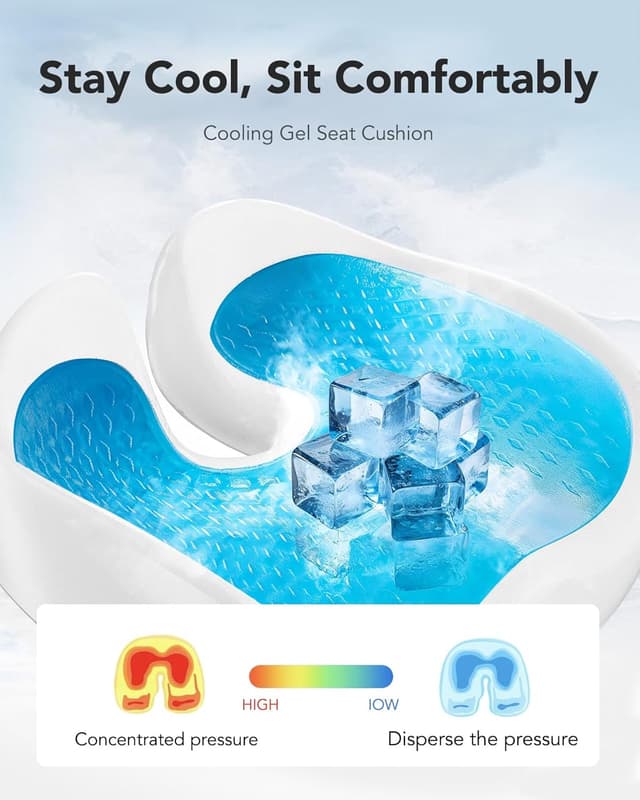 Thumbnail 6 de HUANUO Cuscino ergonomico extra-grande per sedia