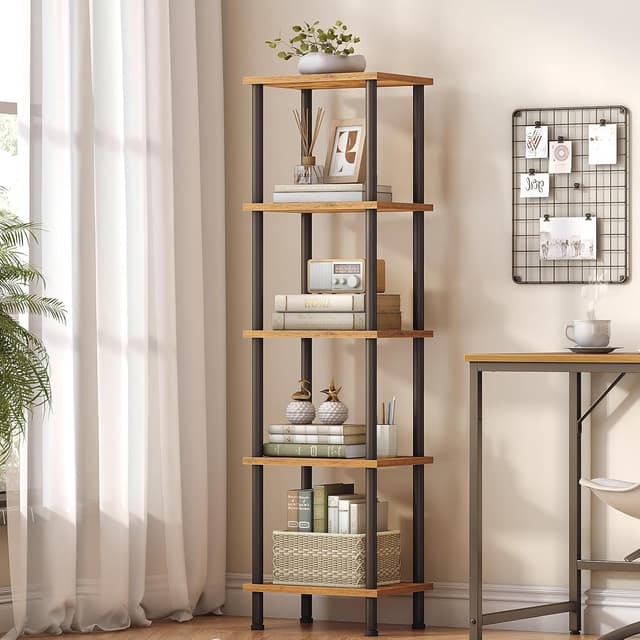 Detalle 2 de HOOBRO Étagère 5 niveaux, étagère de rangement