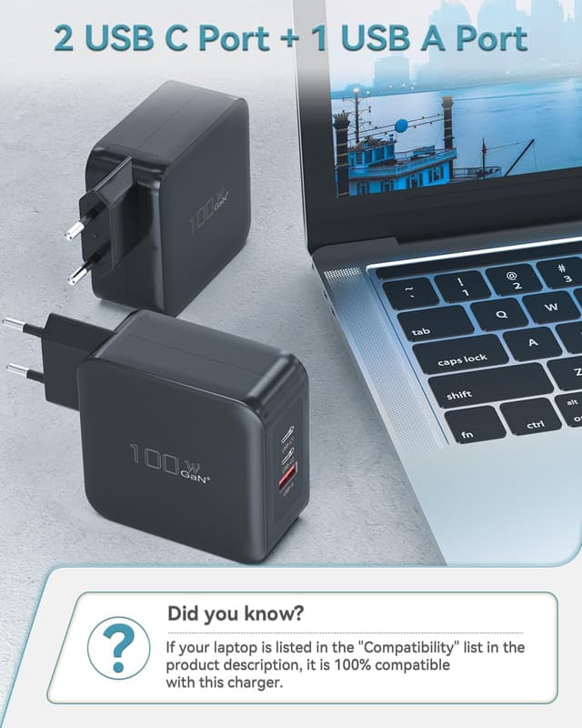 Thumbnail 4 de BIUBOTY Caricatore USB C 100W GaN