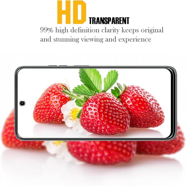 Detalle 2 de WFTE 2 pellicole in vetro temperato per Motorola Moto G56/G57 5G (9H), anti-graffio e anti-impronte