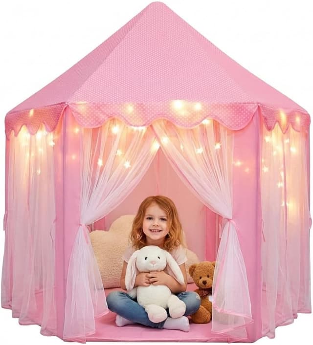Detalle de ORIAN Princess Castle Play Tent 55" ⛺