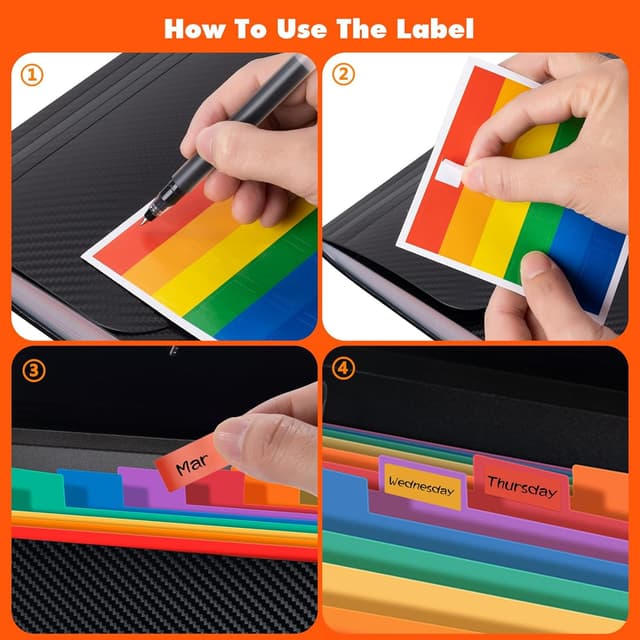 Detalle 2 de Lamitocs A4 expanding file folder, 13 pockets