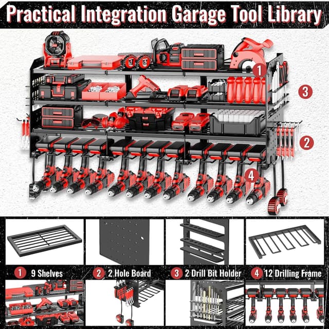 Detalle 2 de VeyFolzin.st Wandhalterung für Schlagbohrschrauber 12