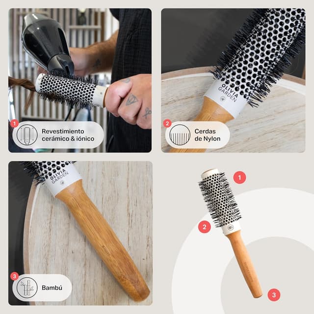 Thumbnail 3 de Olivia Garden Bamboo Touch Blowout Thermal 33