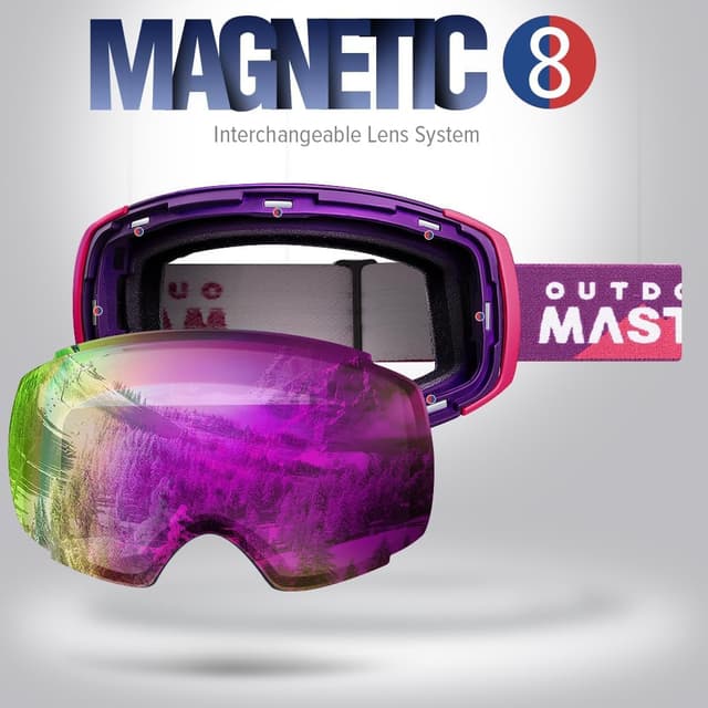 Thumbnail 1 de OutdoorMaster Ski Goggles PRO Frameless