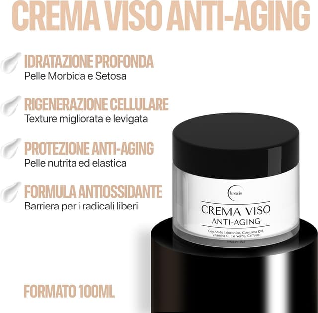 Detalle 2 de Crema Viso Antirughe 100ml con Acido Ialuronico