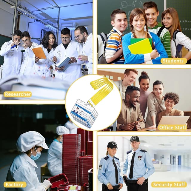 Thumbnail 6 de XHDA Yellow 30‑Pack Lanyards