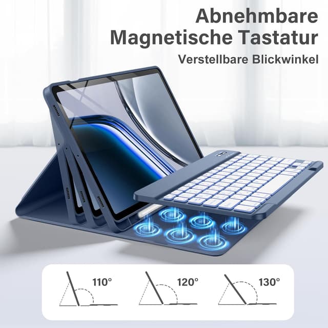 Detalle de Vobafe Tastatur Hülle 10,9 Zoll