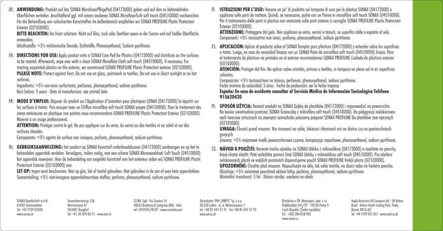 Thumbnail 2 de SONAX PROFILINE Innenraumreiniger 1 L