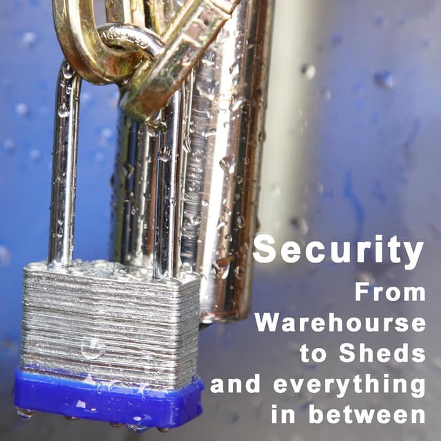 Detalle 1 de SEPOX 4Pack Heavy Duty Padlock (Keyed Alike) with 60mm Extra Long Shackle