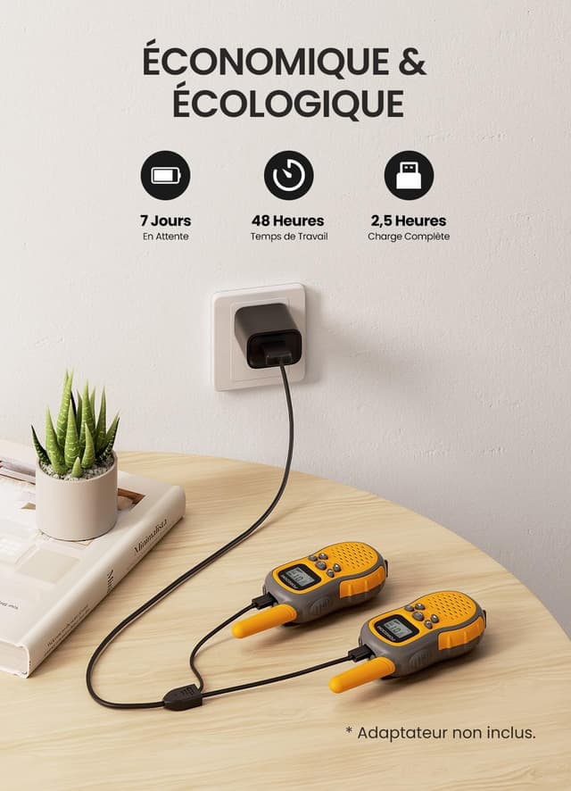 Thumbnail 2 de FOREDOM Talkie Walkie Enfants 3 km